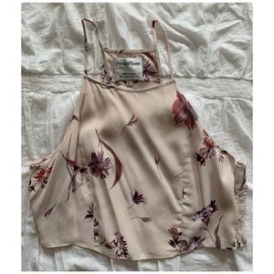 Privacy Please Floral Crop Top